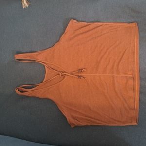 Prana Drapey Tank with Bead Detail